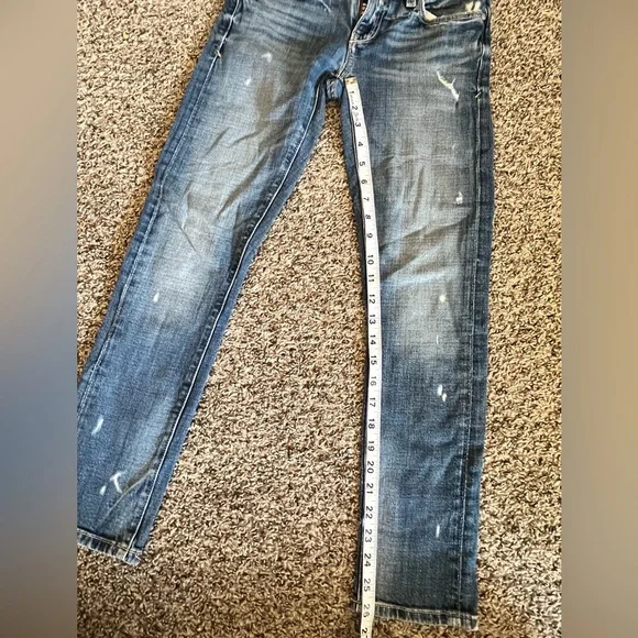 Anthro Pilcro and the Letterpress Women’s Slim Straight Jeans 24 Petite - Picture 3 of 11